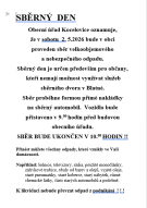 Sběrný den v obci Kocelovice 1